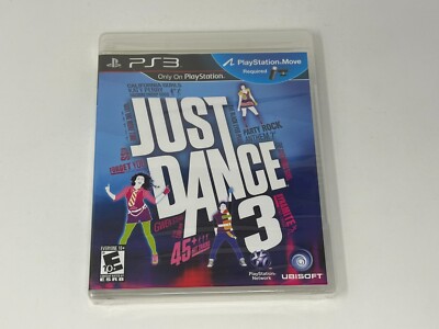 Just Dance 3 (Sony PlayStation 3, 2011) New Factory Sealed - Free Shipping