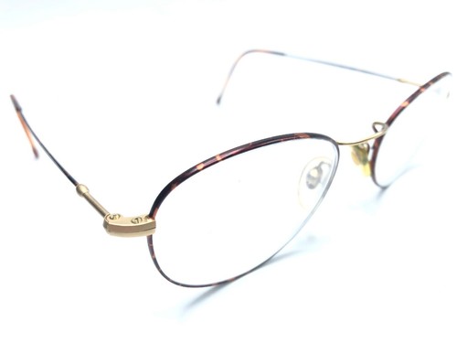 Vintage Giorgio Armani Eyeglass Frames 651-V 832 50-18mm Tortoise Brown 1616