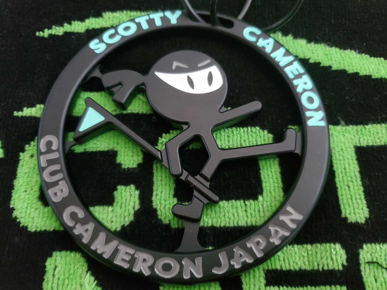 スコッティキャメロン WASABI 忍者バッグタグ ScottyCameron WASABI忍者パッティングディスク Scotty Cameron