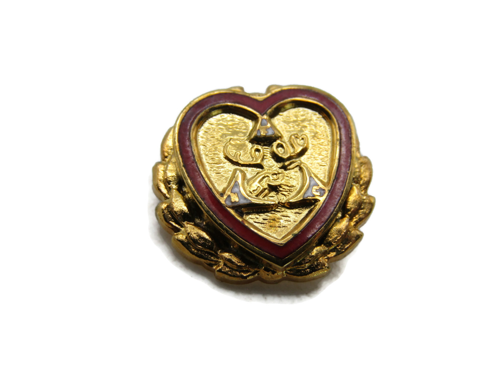 ミュージシャン RILY Heart Pins White Chrome Hearts 925 Silver Cross Breastpin-SHENGLI ROAD MARKET