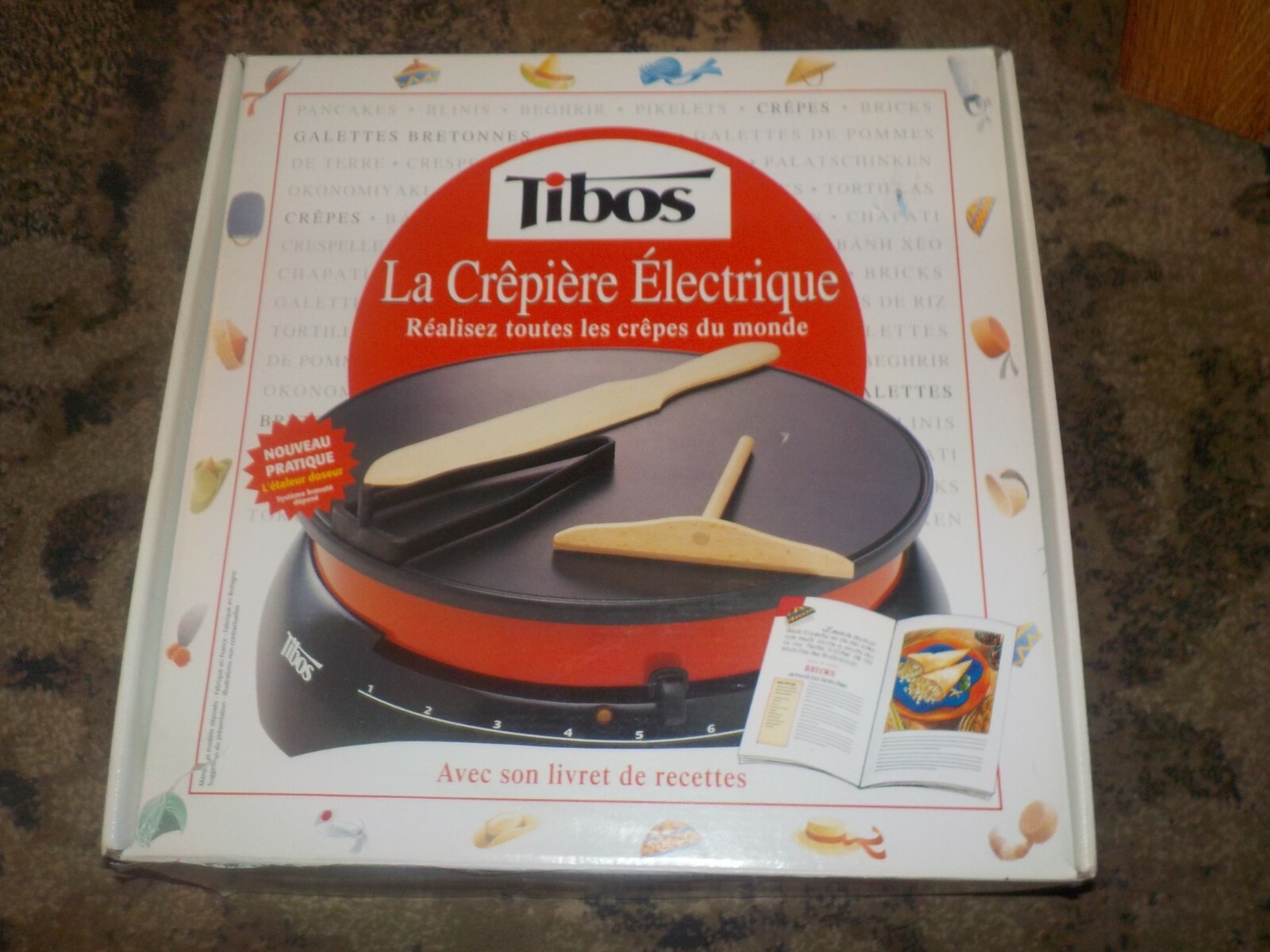Electric Crepe Maker by Tibos 13" whiteのeBay公認海外通販｜セカイモン