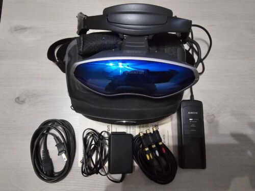 Sony Glasstron PLM-A55 Head Mounted Display | eBay Sony Glasstron PLM-A55 Head Mounted Display | eBay