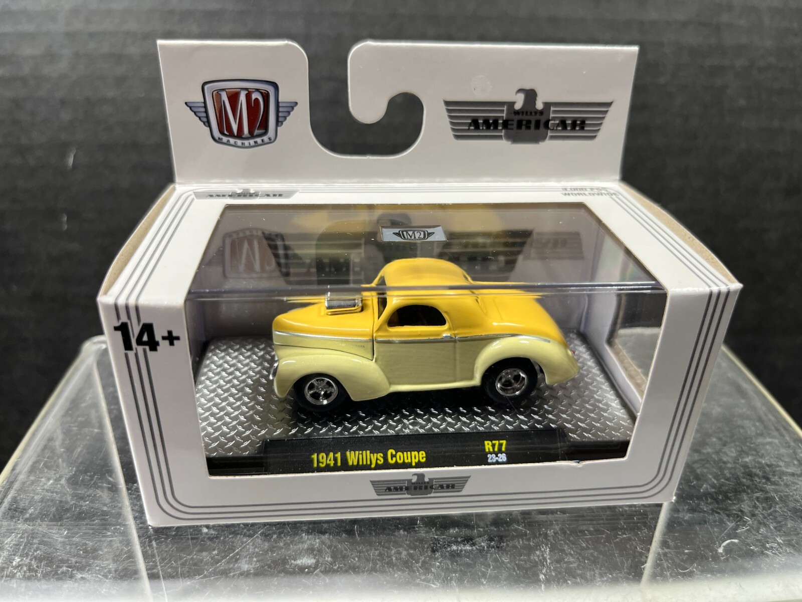 1/64 M2 1941 WILLYS COUPE R77 23-26 YELLOW/CREAM | eBay