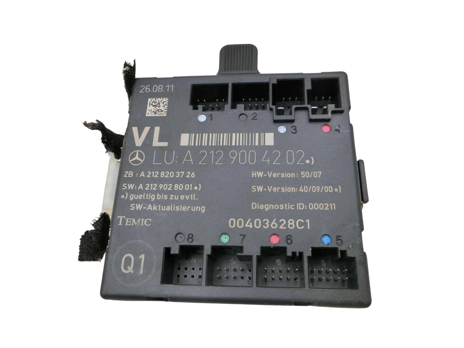 Unidad de control puerta izquierda delante para Mercedes W204 S204 C180 11-14 - Bild 1