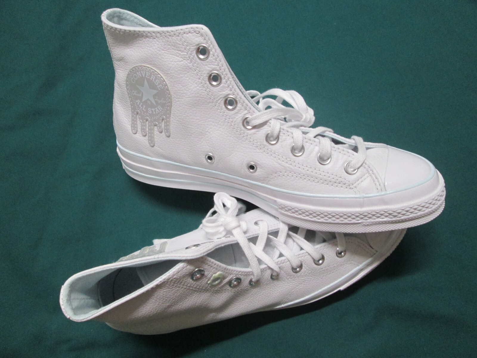 CONVERSE Chuck 70 White Out Leather High-Top Sneakers CONVERSE Chuck 70 White Out Leather High-Top Sneakers