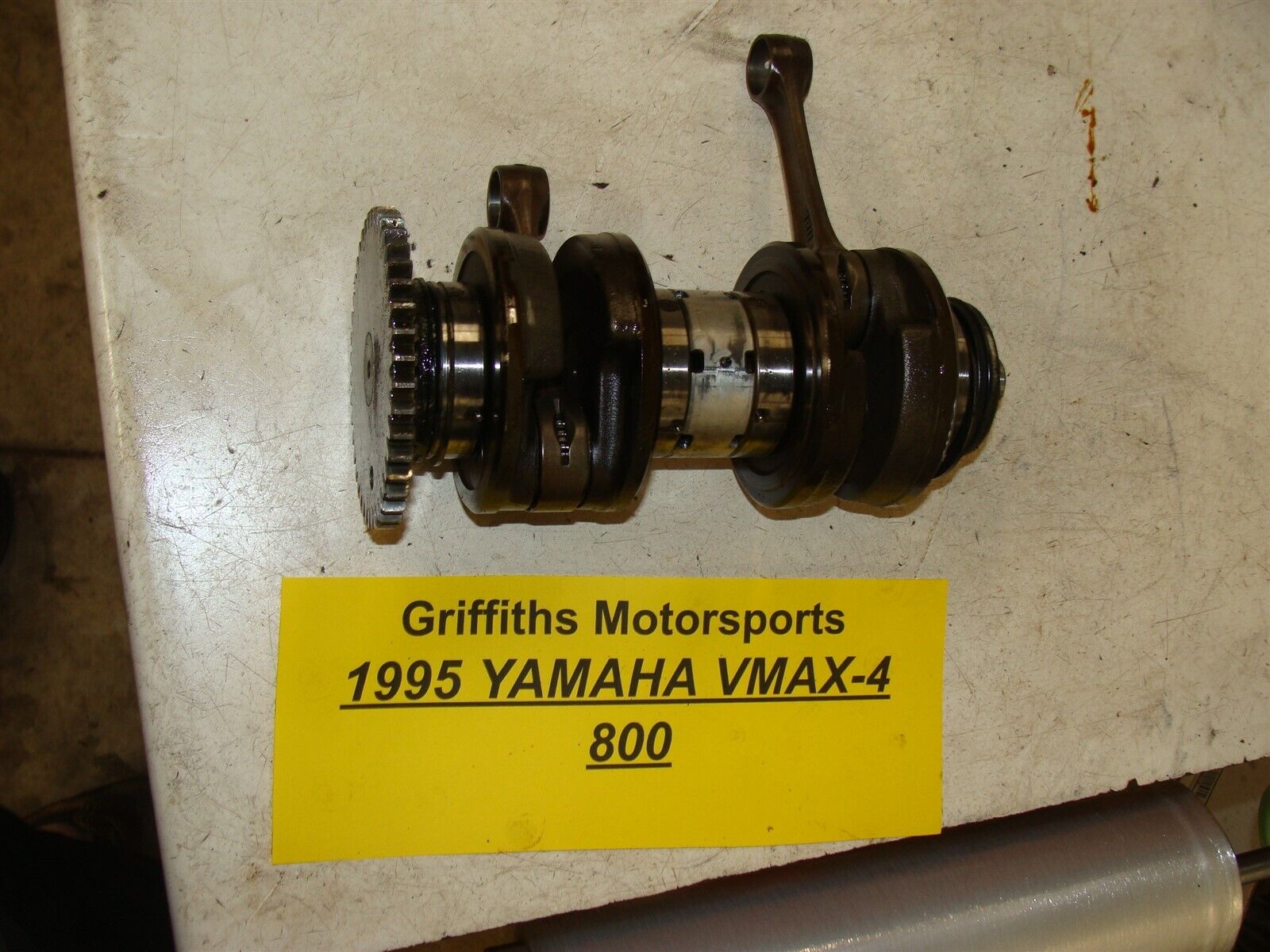 1995 YAMAHA VMAX 4 800 VMAX4 8BU crankshaft crank shaft 1995 YAMAHA VMAX 4 800 VMAX4 8BU crankshaft crank shaft