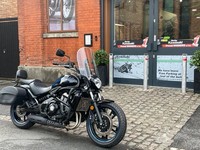 71reg Kawasaki Vulcan S 650 Tourer motorcycle in Black/Blue - only 406 miles