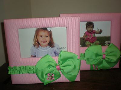MUD PIE BABY GIRL MONOGRAM INITIAL FRAME SOLD SEPARATE  G - OR - H - SEE DETAILS