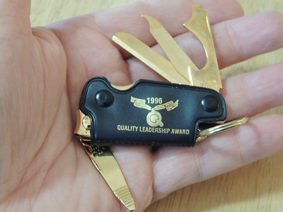 Vintage Dana Corp 1996 Quality Leadership Award Multi/Tool Key Ring, Chain