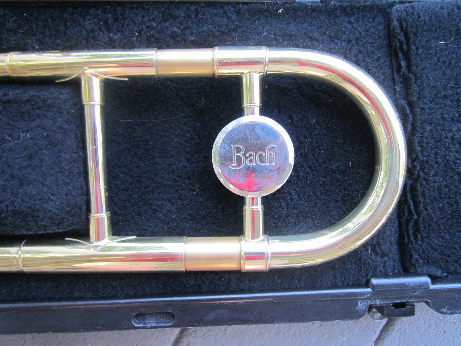Bach Selmer TROMBONE Instrument Hard Case Accessories School Band Brass USED