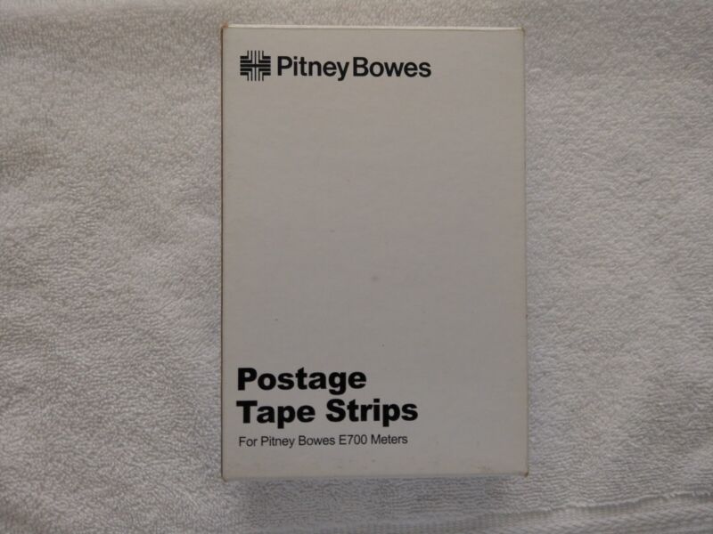 Pitney Bowes Postage Tape Strips 300 Tapes 150 Double Sheets for E700 Meters New