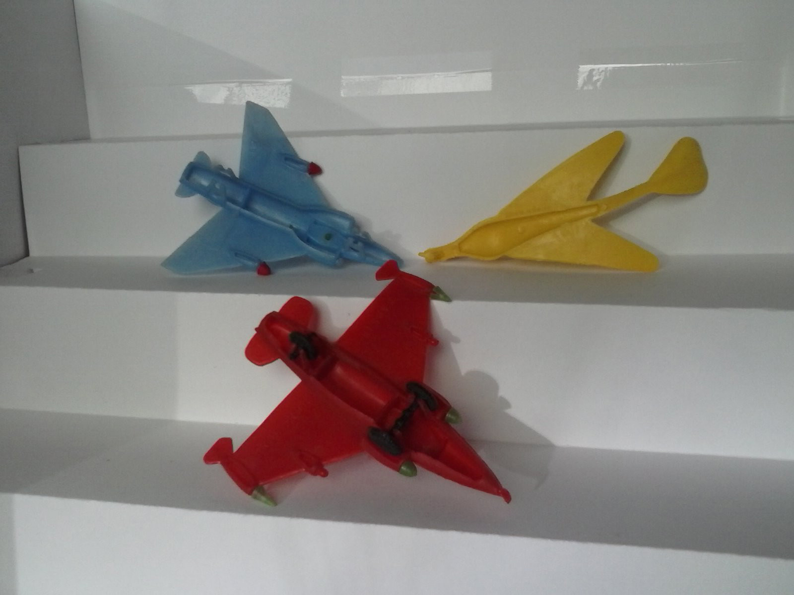 Made In Hong Kong Jets, Rockets Plastic Playset Accessories