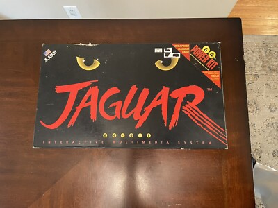 Atari Jaguar System Boxed Power Kit Tested Works NO RF INCLUDED + Cybermorph