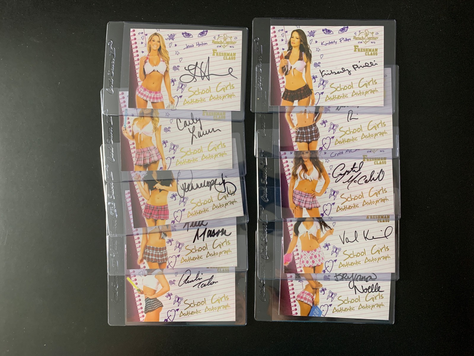 2014 Bench Warmer School Girls Freshman Autograph  Mason Hinton 10 Card Lot #4
