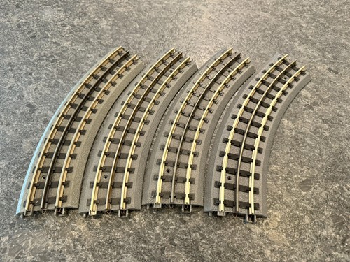 MTH 40-1002 REALTRAX 031 CURVE TRACK SECTIONS 4pc Lot O GAUGE 🚂