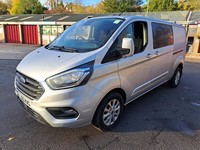 2022 Ford Transit Custom 2.0 320 EcoBlue Limited Crew Van Double Cab 5dr Diesel