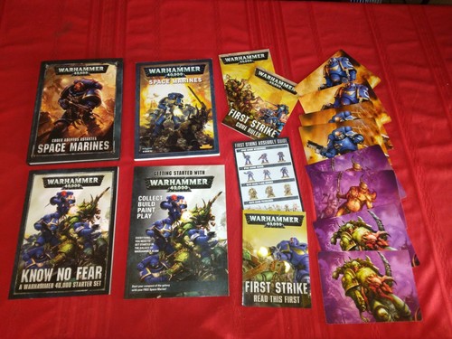 Warhammer 40k Space Marines, know no fear, First Strike | eBay