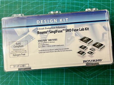 BOURNS SinglFuse SMD Fuse Design Lab Kit, 0603 & 1206, Time-lag, 0.5-7.0A, 90pcs