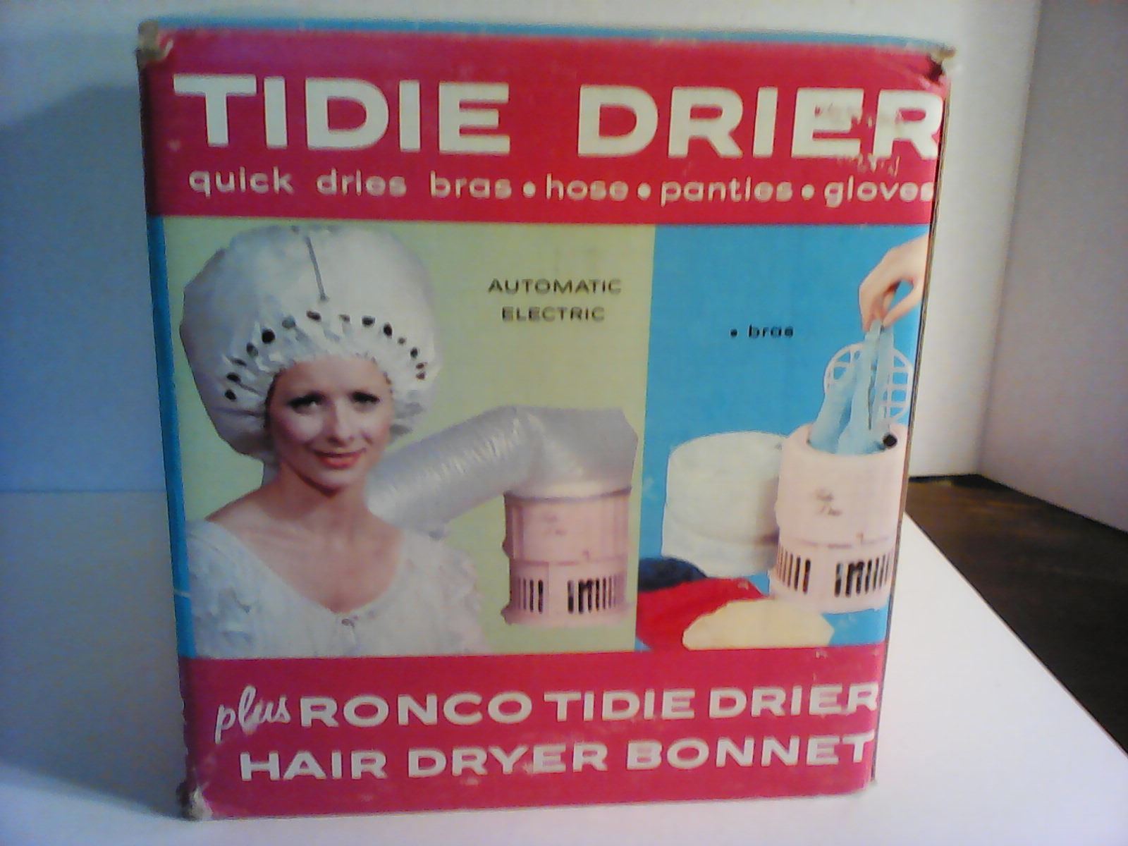 Vintage Tidie Drier, from Rondo, complete in box, clothes and hair dryer