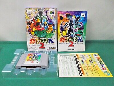 N64 -- Pokemon Stadium 2 -- Pokémon. Boxed. CanSave! Nintendo 64. Japan. 24553