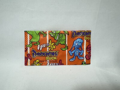 RARE 1991 Darkwing Duck Real Fruit Snacks EMPTY Wrapper HTF