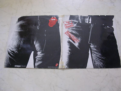 洋楽 Rolling Stones Sticky Fingers (RARE SET) The Rolling Stones - Sticky Fingers - 1970's Rare Large