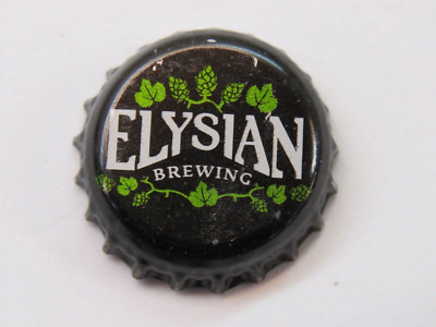 Beer Bottle Crown Cap: ELYSIAN Brewing Co ~ Seattle Washington ~ Est. 1996; Hops