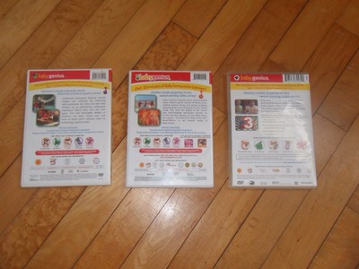 Lot of 3 Baby Genius Videos