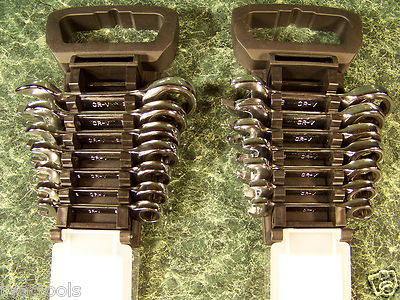 14pc METRIC and SAE STUBBY COMBINATION RATCHETING WRENCH SET Rack Ratchet Combo