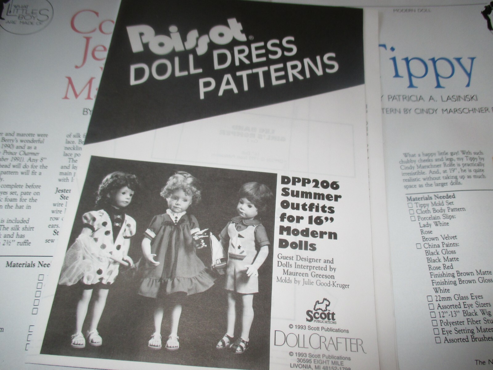 Doll Crafter VINTAGE Three SUMMER OUTFITS for 16