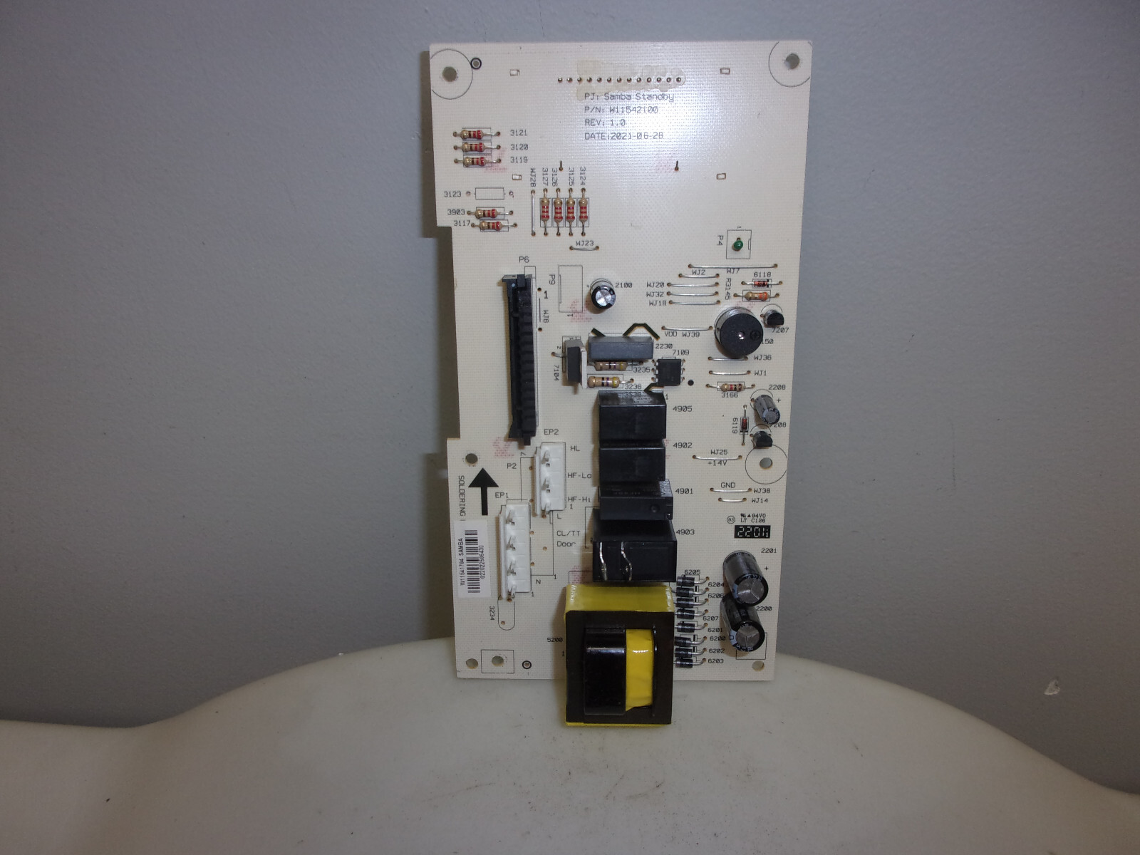 New Whirlpool Microwave Oven Circuit Board W1152018