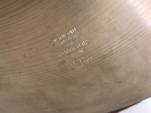 Late 1950’s Stamp Avedis Zildjian 20 Inch Crash/Ride Cymbal Medium 2226g