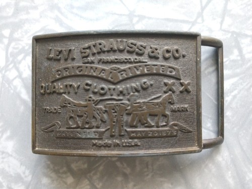 Levi Strauss & Co Made in the USA Belt Buckle – Buckle My Belt
