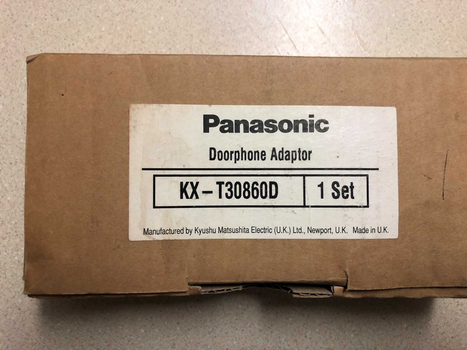 Panasonic Door Phone Adaptor KX-T30860D New
