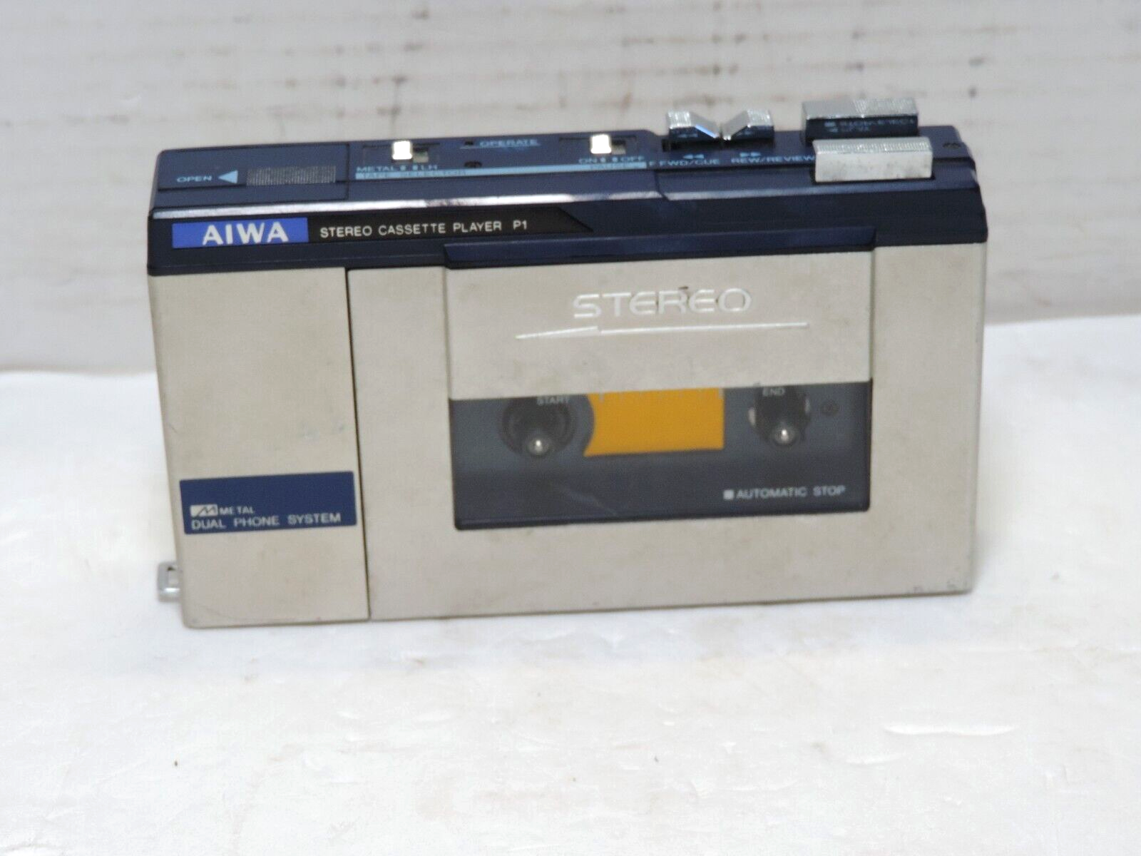 AIWA アイワ HS-U7V ポータブルカセットプレー AIWA アイワ HS-U7V