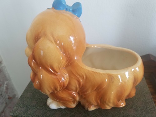 Vintage Napco Ware Cocker Spaniel Dog Planter Napcoware Japan