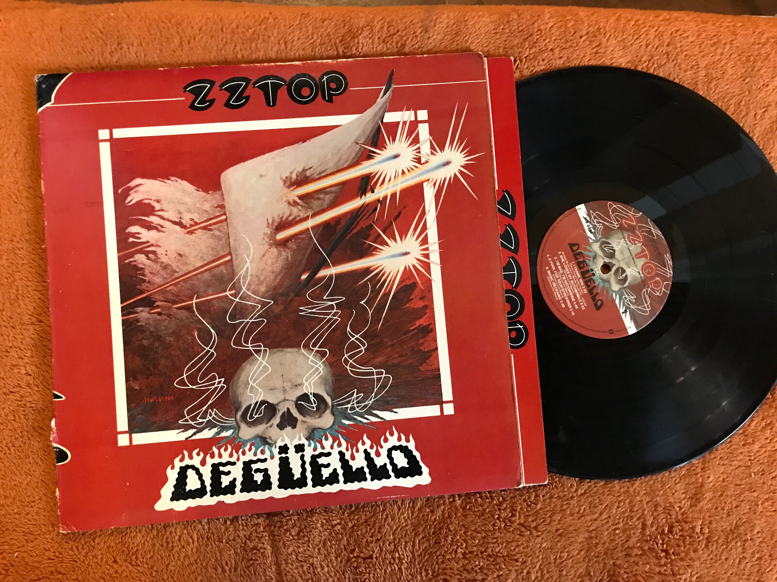 ZZ TOP DEGUELLO 1979 WARNER BROS HS3361 LP 1A/1A columbia