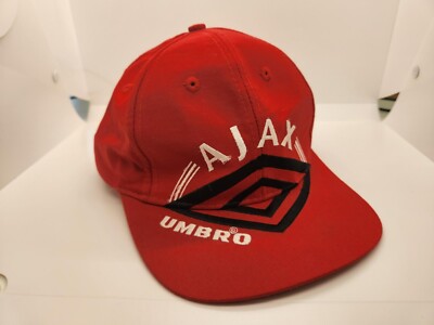 AJAX Amsterdam 1995/1996 Red FOOTBALL CAP UMBRO One Size