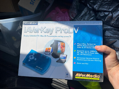 AVerMedia iAVerKey ProDV Plug and Play Computer-to-TV Converter Sealed New