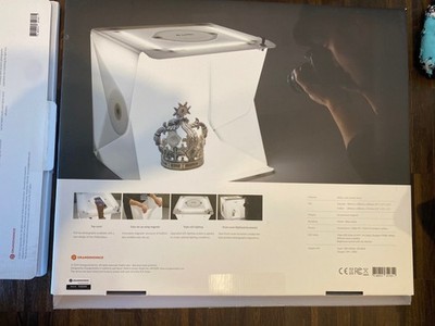 ORANGEMONKIE Foldio2 plus Fotostudio Weiß LED Lichtbox Mini Studio