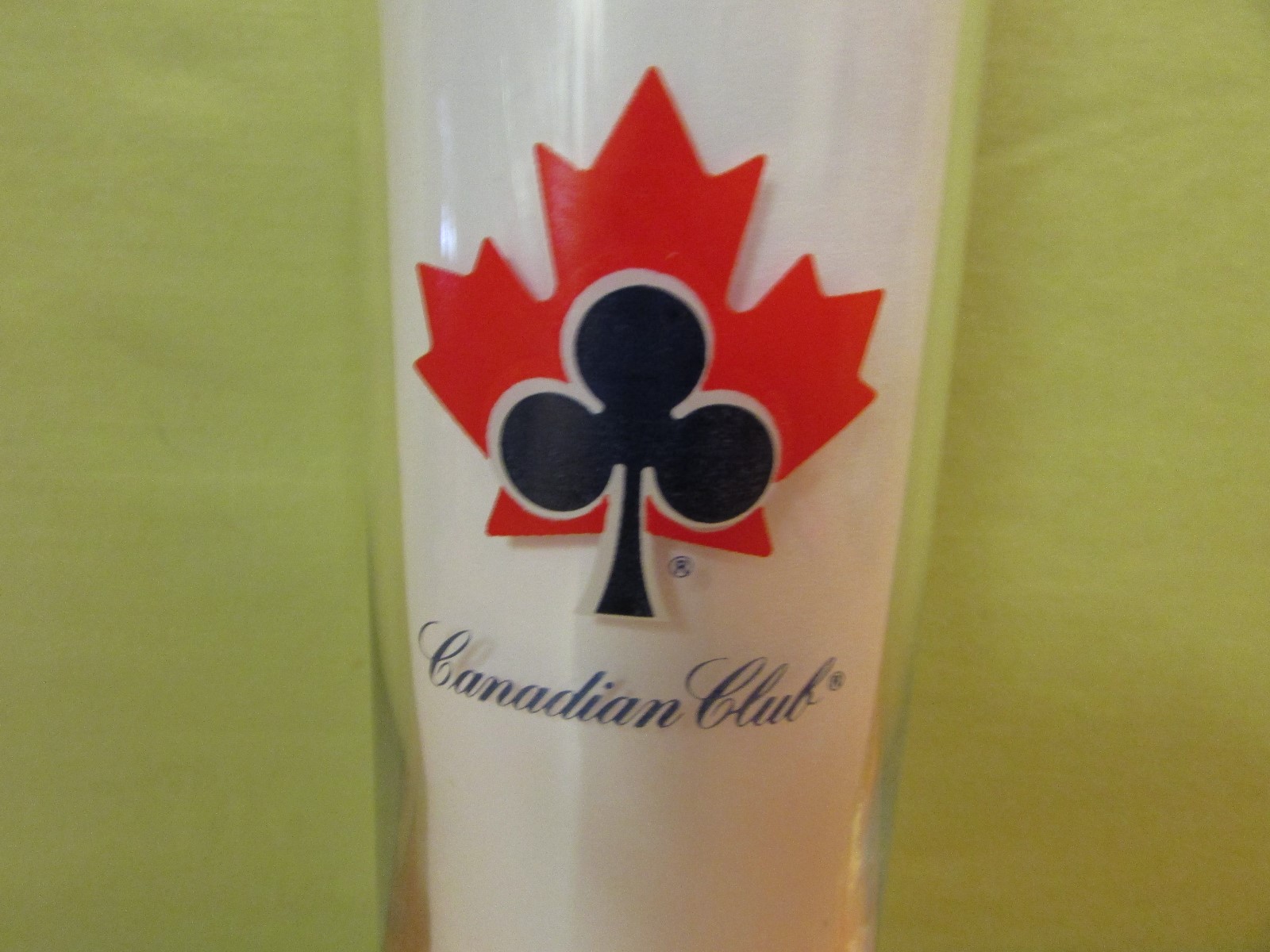 CANADIAN CLUB BEER GLASS