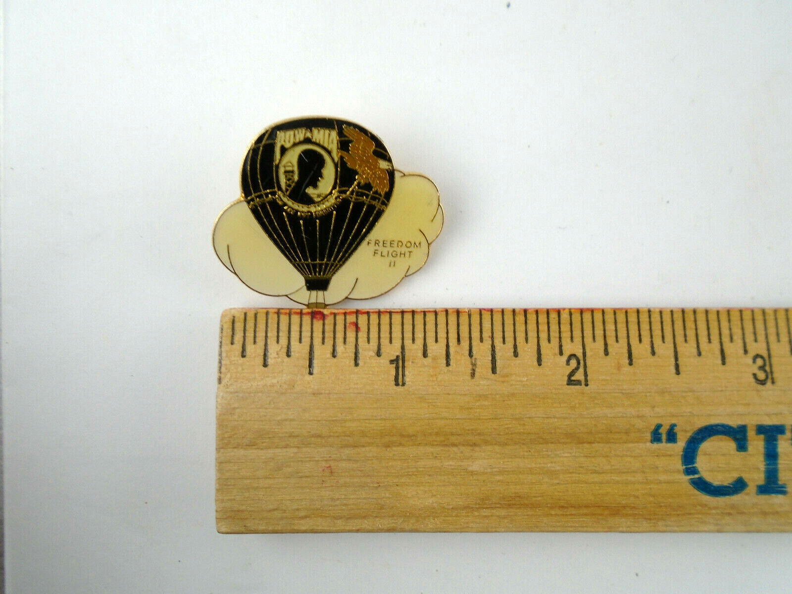 POW MIA Freedom Flight II Pinback Button RARE 1990s Vintage