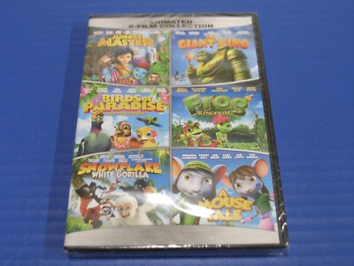 SEALED: Animated 6-Film Collection (DVD 2014) Kids Cartoon Movies Frog Mouse