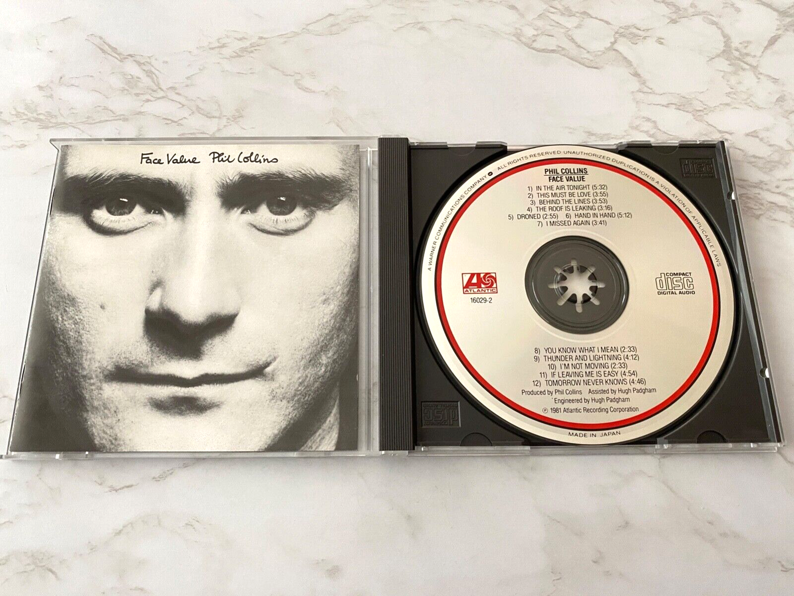 上品スタイル Collins Phil Face 16029 Atlantic JAPAN ERA! TARGET CD Value 洋楽