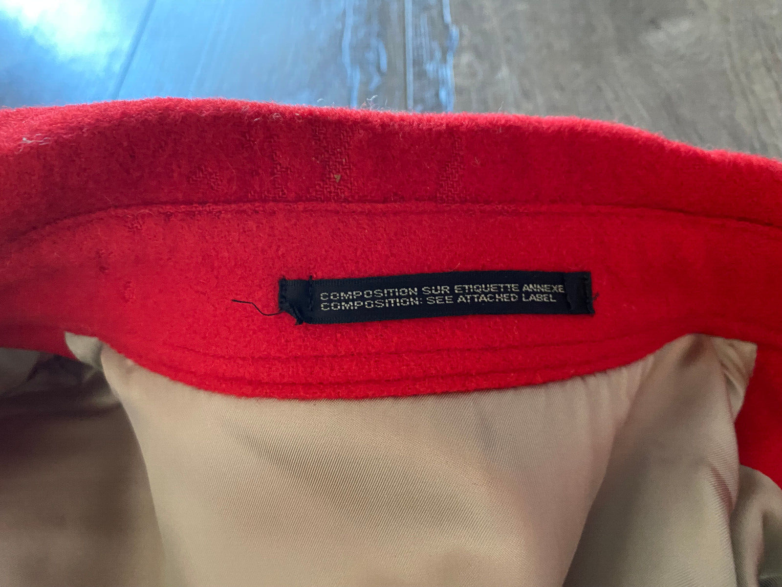 Vintage Yohji Yamamoto Red Laine Wool Jacket Y's For Men