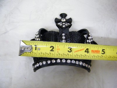 Rhinestone Crown Belt Buckle
