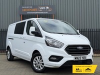 2022 Ford Transit Custom 2.0 300 EcoBlue Limited Crew Van Double Cab 5dr Diesel 