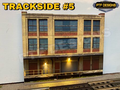G Scale Trackside #5 Building Flat/Front Factory Warehouse -