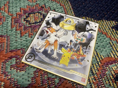 PSA9 ピカチュウ ポケモン 色紙 ART1 食玩 shikishi カード gjts_psa-pikachu-meiji-