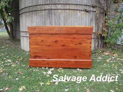 Blanket Chest Trunk Large Key Solid Cedar Antique Vintage 1800's